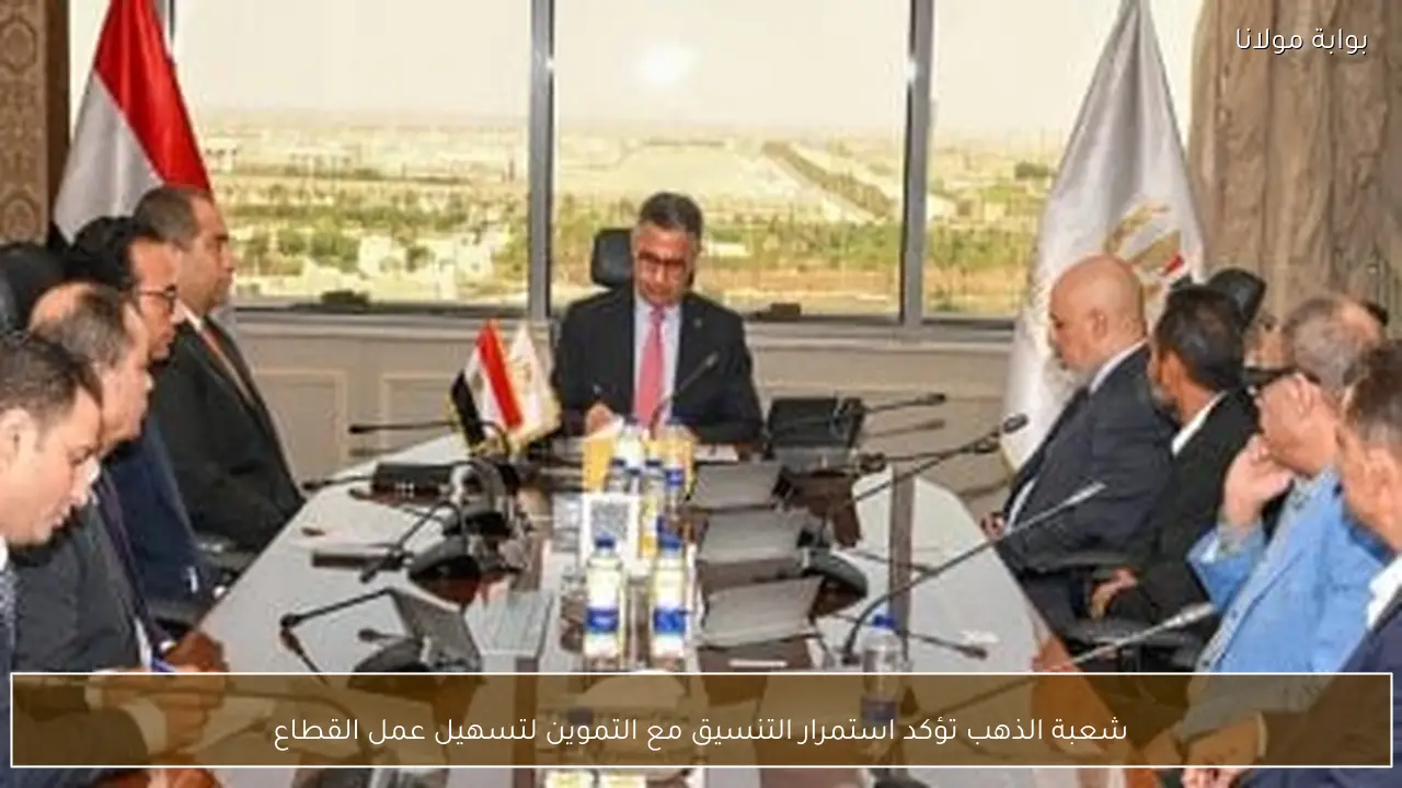 شعبة الذهب تؤكد استمرار التنسيق مع التموين لتسهيل عمل القطاع