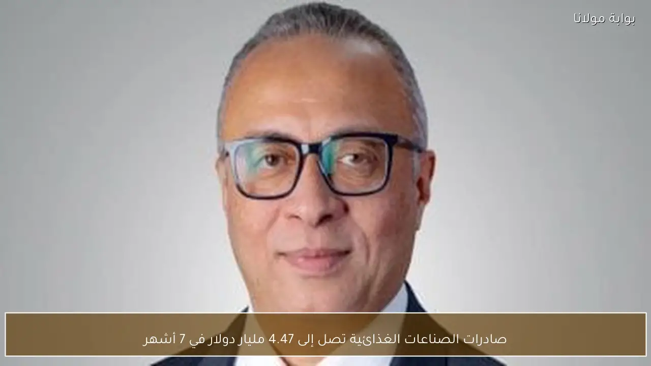 صادرات الصناعات الغذائية تصل إلى 4.47 مليار دولار في 7 أشهر