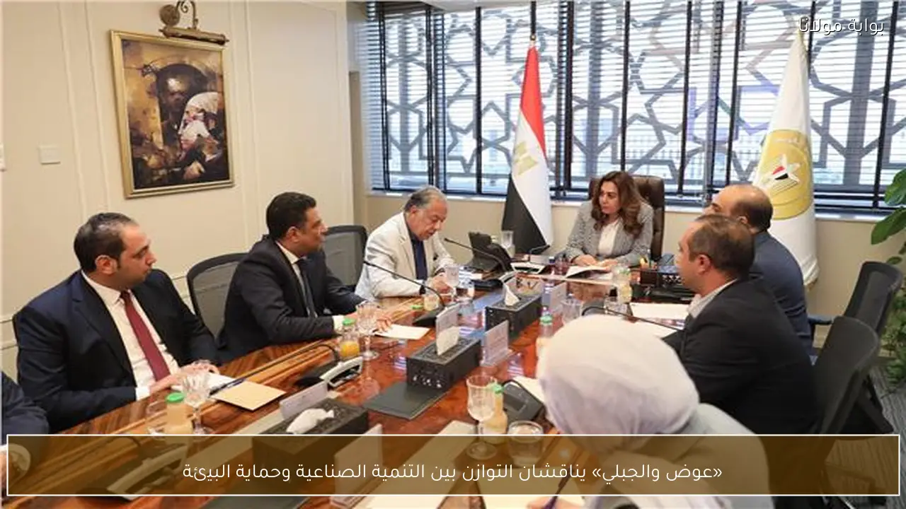 «عوض والجبلي» يناقشان التوازن بين التنمية الصناعية وحماية البيئة