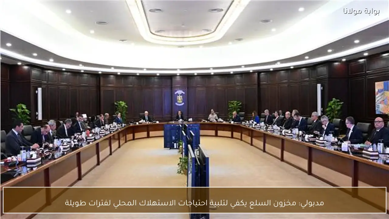 مدبولي: مخزون السلع يكفي لتلبية احتياجات الاستهلاك المحلي لفترات طويلة