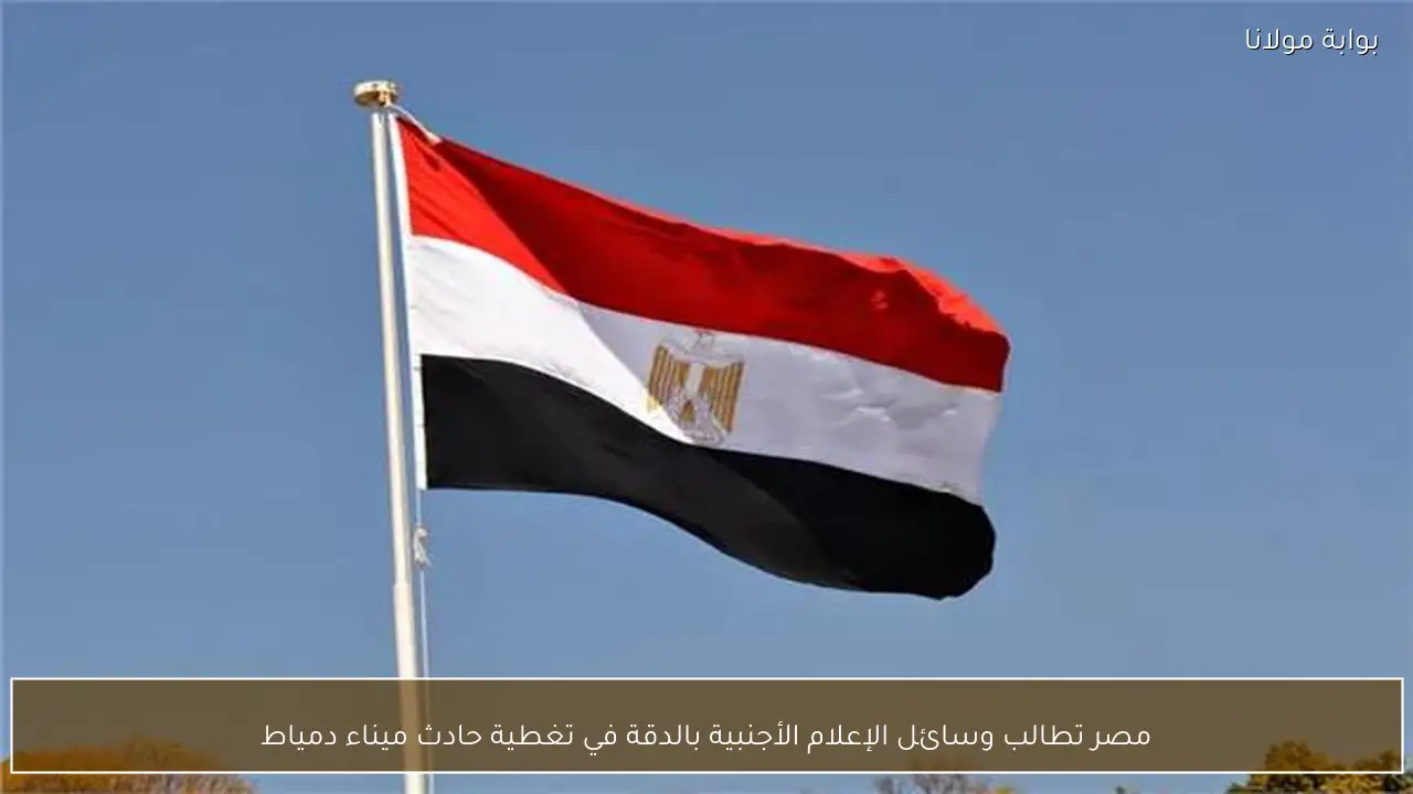 مصر تطالب وسائل الإعلام الأجنبية بالدقة في تغطية حادث ميناء دمياط