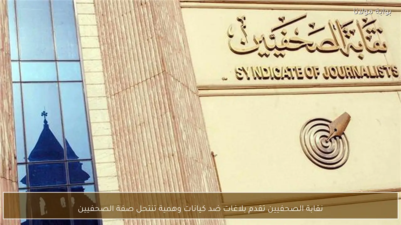 نقابة الصحفيين تقدم بلاغات ضد كيانات وهمية تنتحل صفة الصحفيين