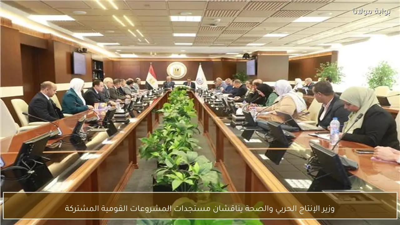 وزير الإنتاج الحربي والصحة يناقشان مستجدات المشروعات القومية المشتركة