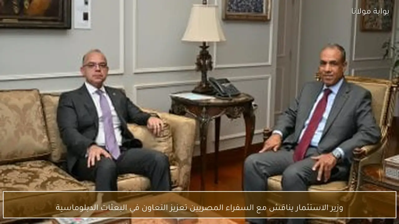 وزير الاستثمار يناقش مع السفراء المصريين تعزيز التعاون في البعثات الدبلوماسية