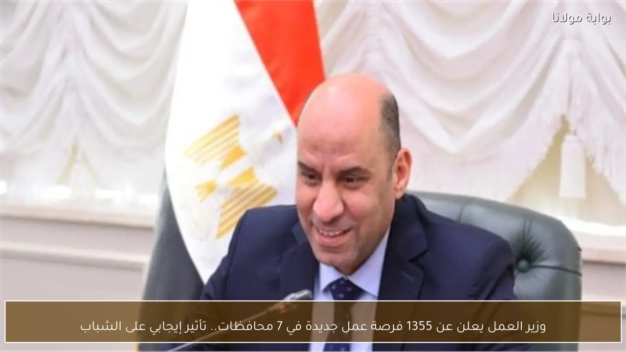وزير العمل يعلن عن 1355 فرصة عمل جديدة في 7 محافظات.. تأثير إيجابي على الشباب