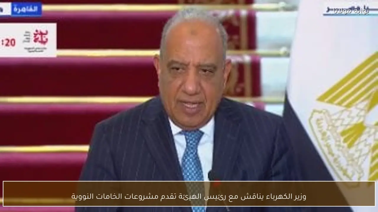 وزير الكهرباء يناقش مع رئيس الهيئة تقدم مشروعات الخامات النووية