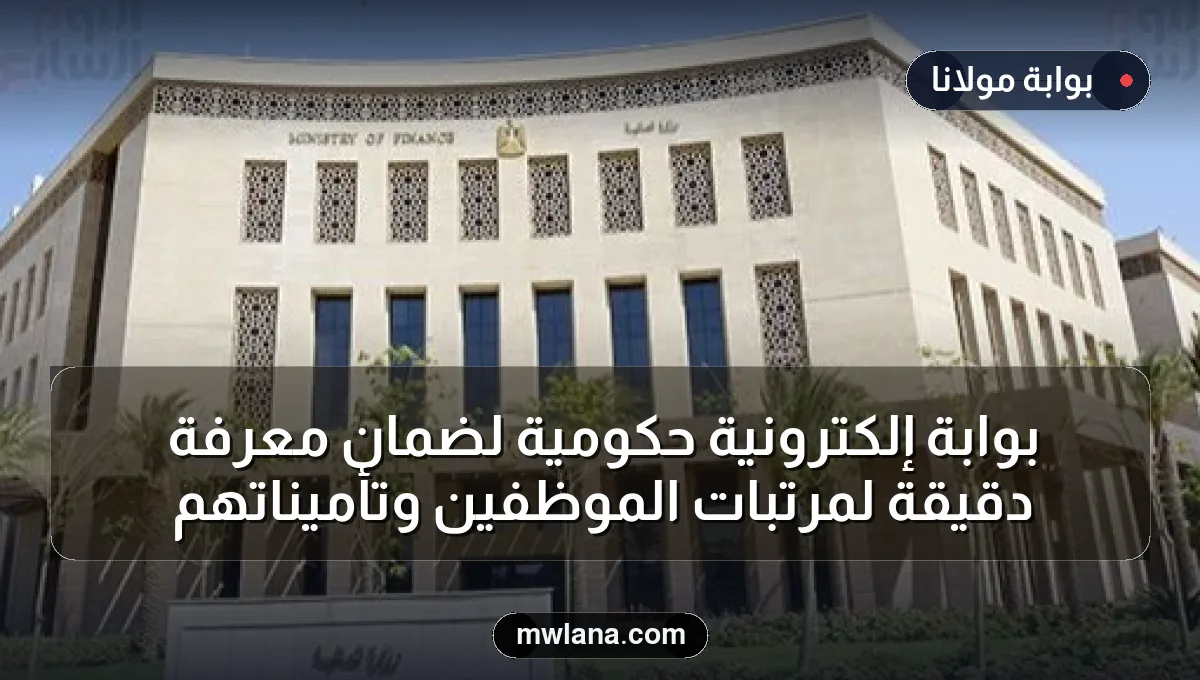 بوابة إلكترونية حكومية لضمان معرفة دقيقة لمرتبات الموظفين وتأميناتهم