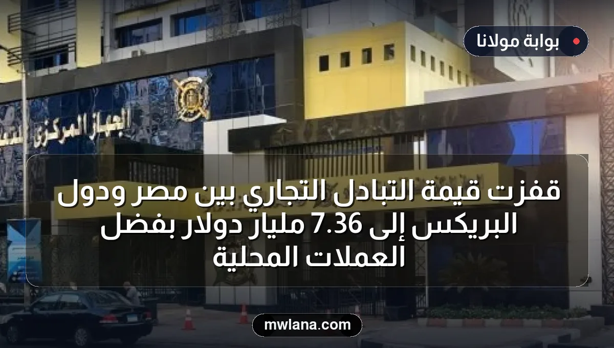 قفزت قيمة التبادل التجاري بين مصر ودول البريكس إلى 36.7 مليار دولار بفضل العملات المحلية