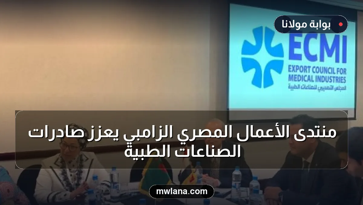 منتدى الأعمال المصري الزامبي يعزز صادرات الصناعات الطبية