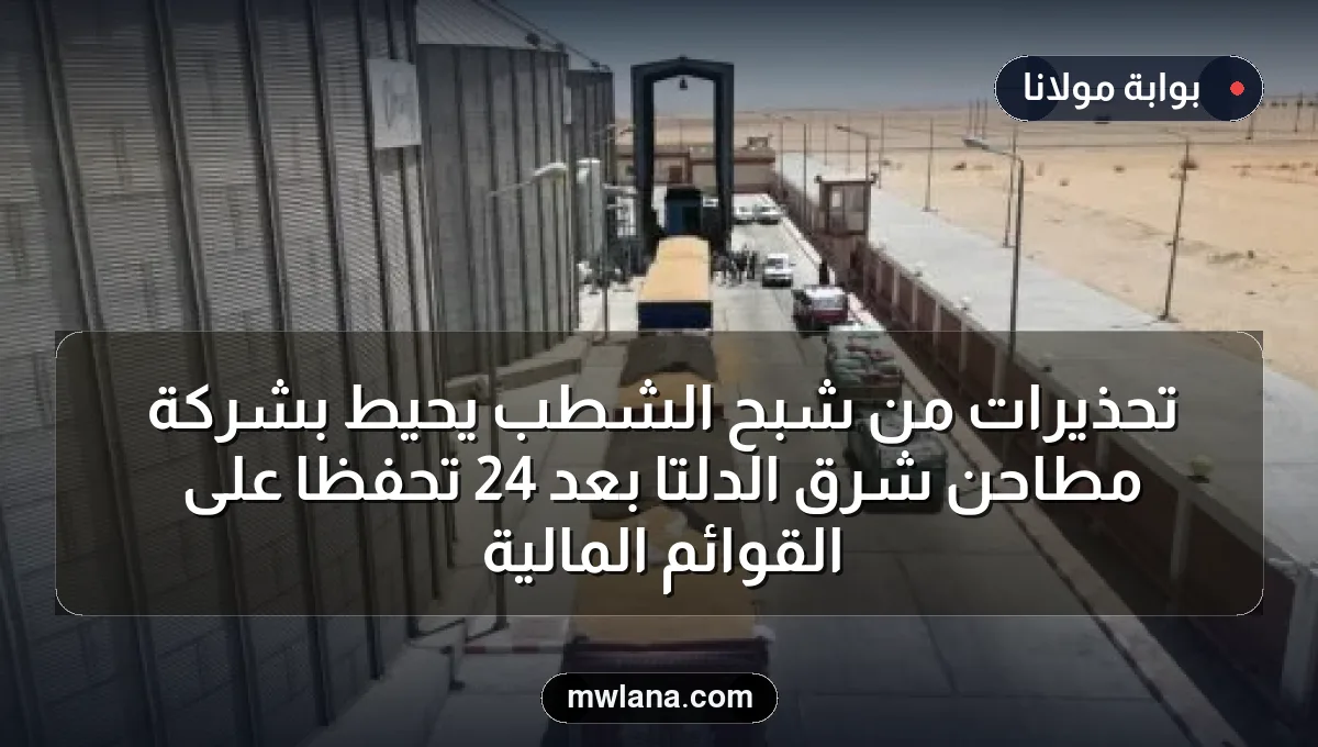 تحذيرات من شبح الشطب يحيط بشركة مطاحن شرق الدلتا بعد 24 تحفظاً على القوائم المالية