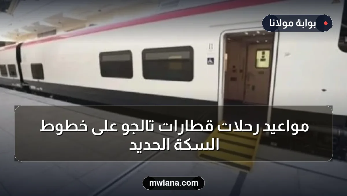 مواعيد رحلات قطارات تالجو على خطوط السكة الحديد