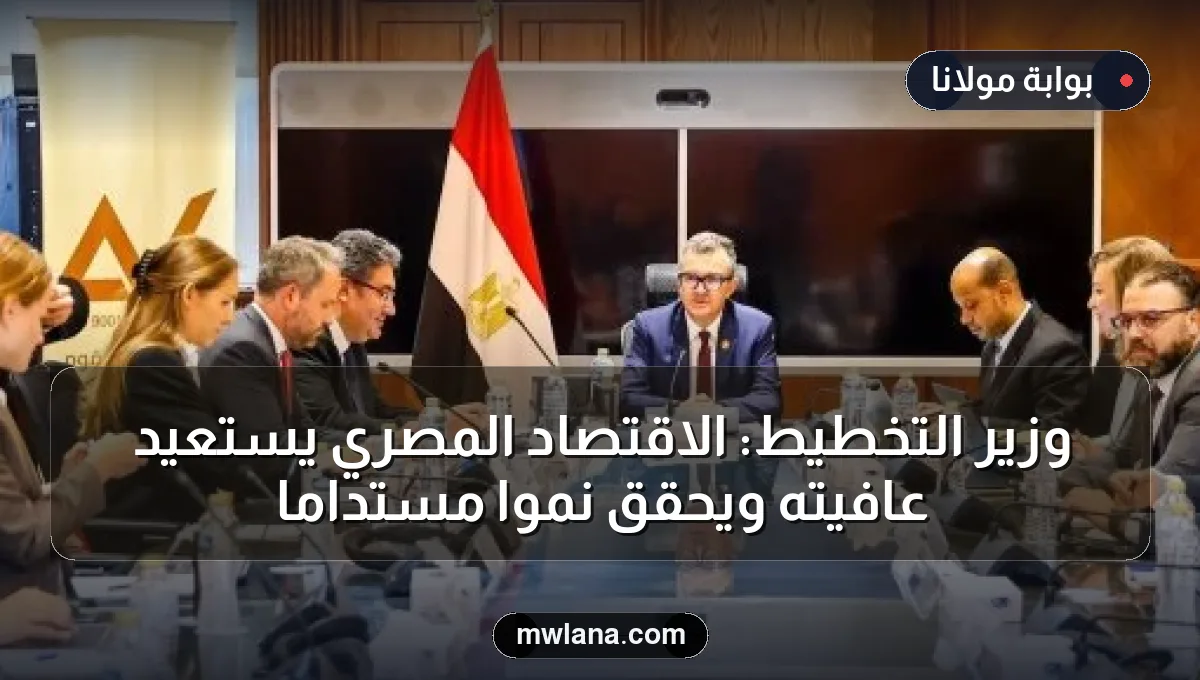 وزير التخطيط: الاقتصاد المصري يستعيد عافيته ويحقق نمواً مستداماً