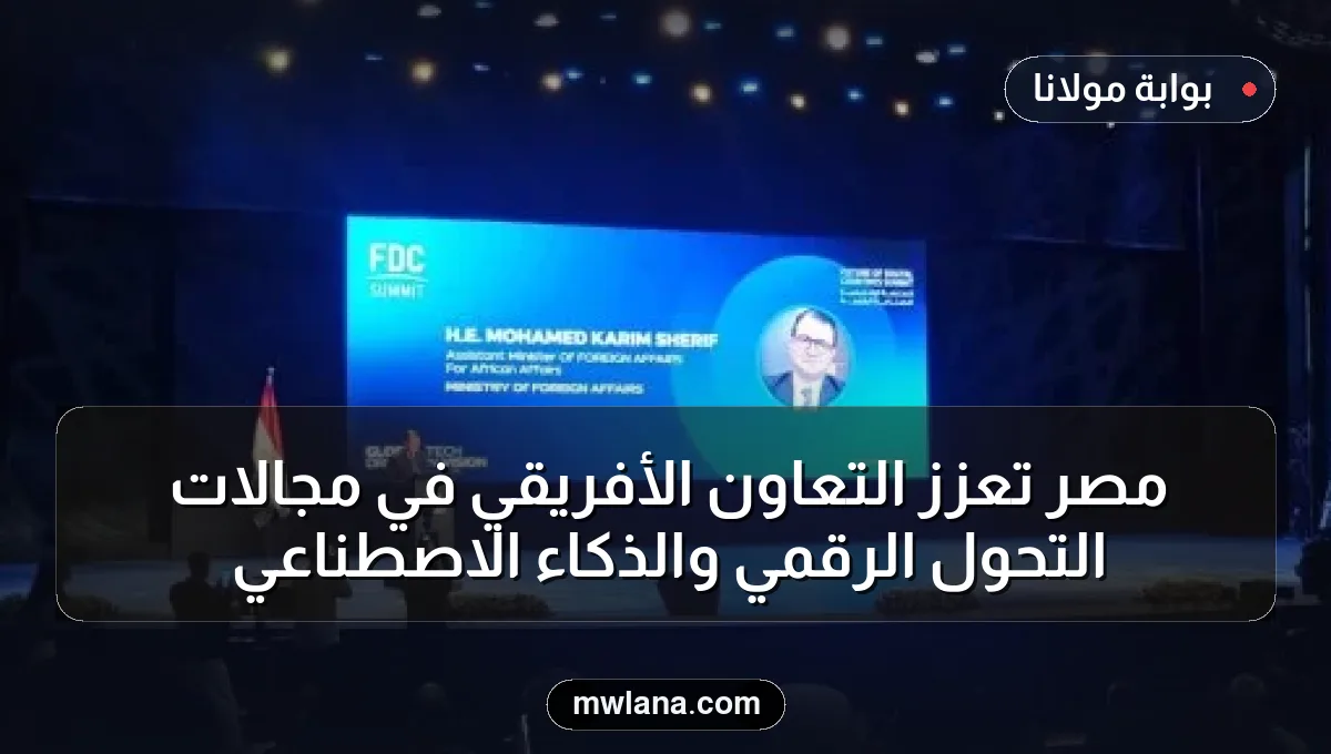مصر تعزز التعاون الأفريقي في مجالات التحول الرقمي والذكاء الاصطناعي
