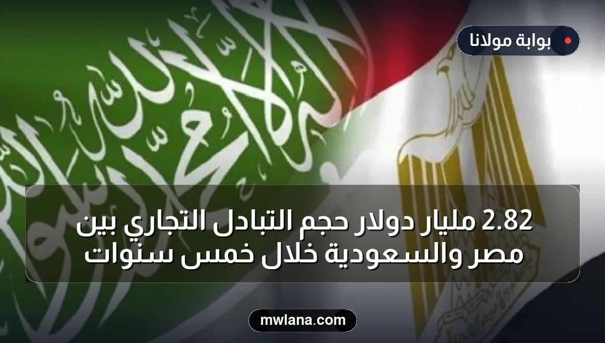 82.2 مليار دولار حجم التبادل التجاري بين مصر والسعودية خلال خمس سنوات