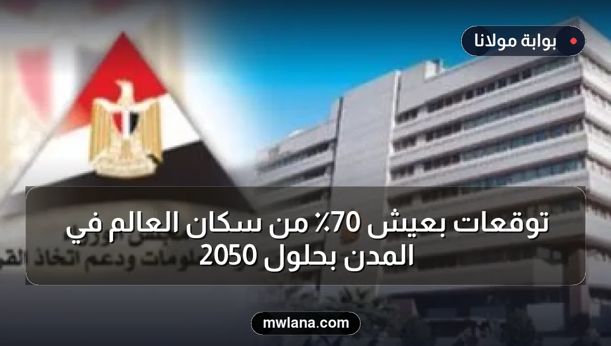 توقعات بعيش 70٪ من سكان العالم في المدن بحلول 2050
