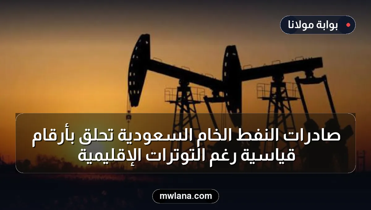صادرات النفط الخام السعودية تحلق بأرقام قياسية رغم التوترات الإقليمية