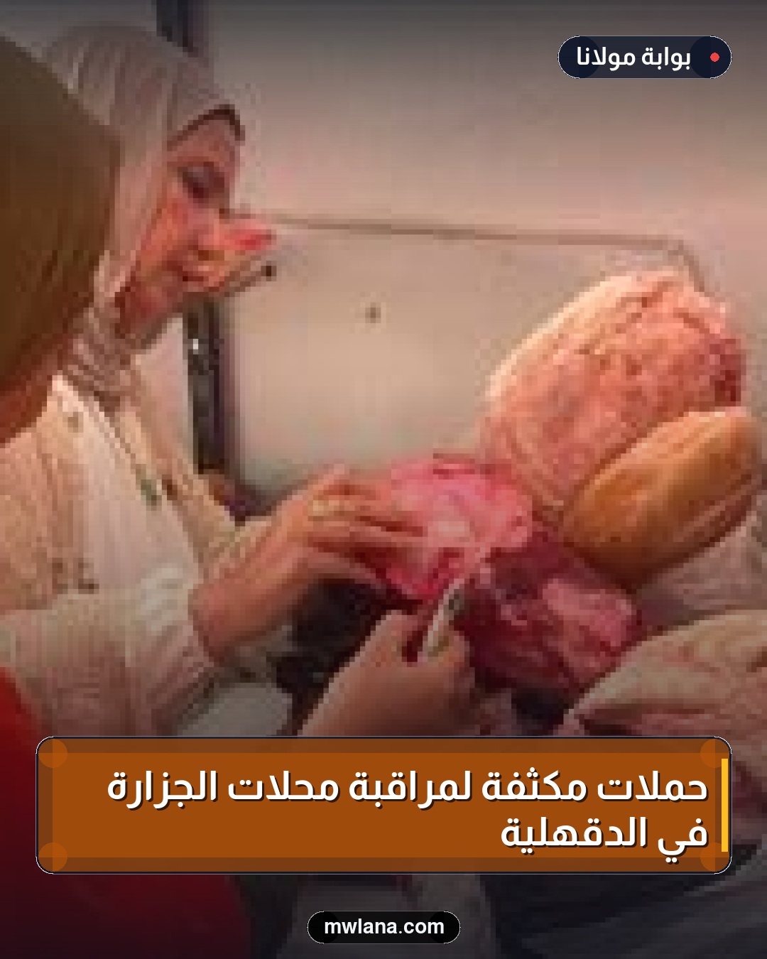 حملات مكثفة لمراقبة محلات الجزارة في الدقهلية