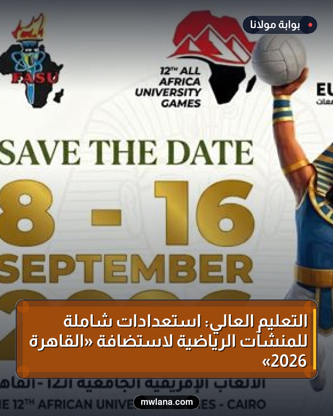 التعليم العالي: استعدادات شاملة للمنشآت الرياضية لاستضافة «القاهرة 2026»