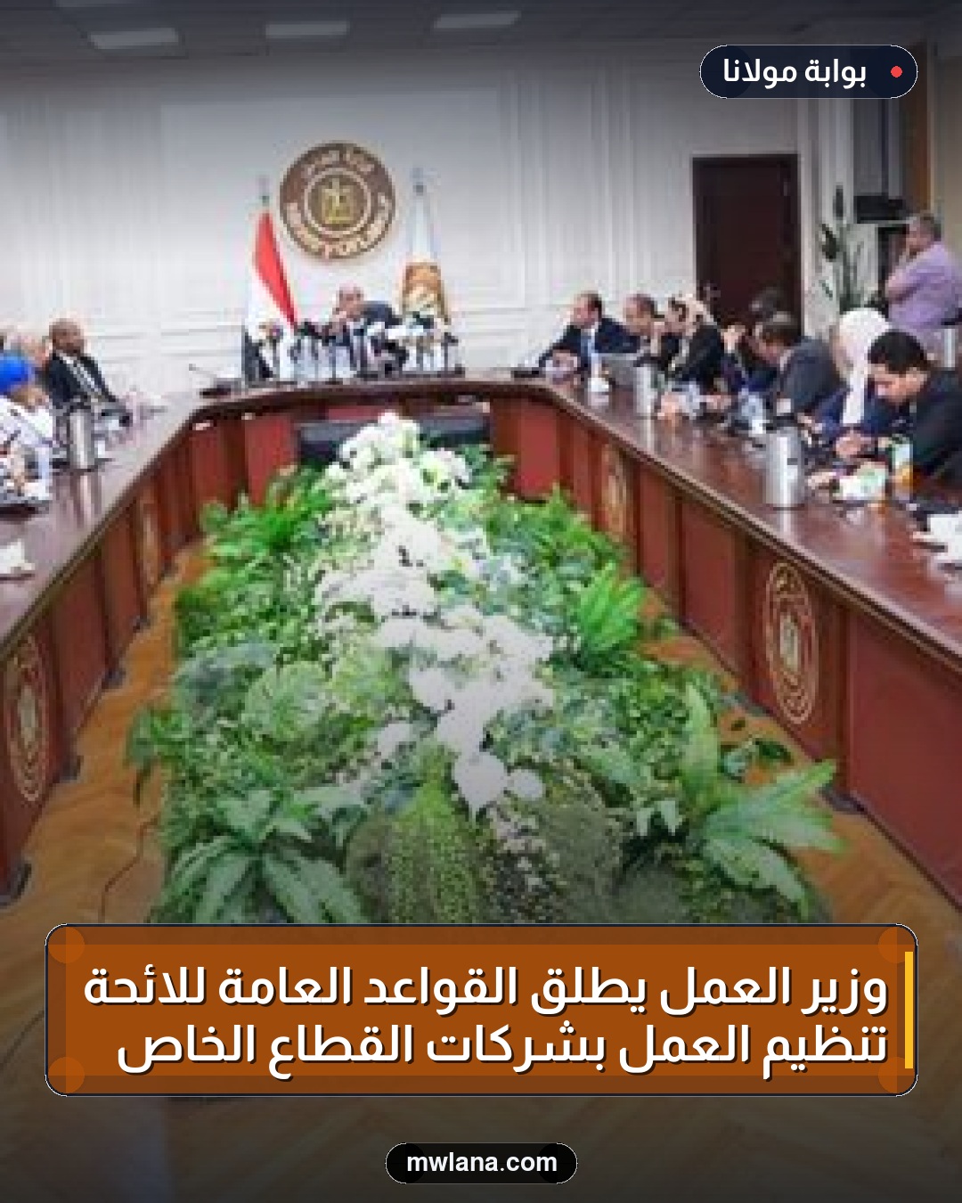 وزير العمل يطلق القواعد العامة للائحة تنظيم العمل بشركات القطاع الخاص