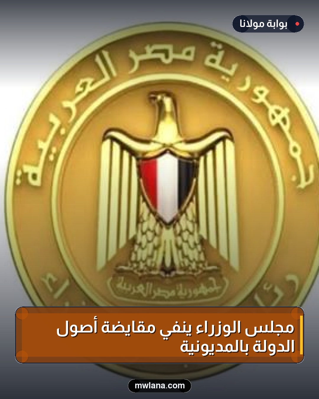 مجلس الوزراء ينفي مقايضة أصول الدولة بالمديونية