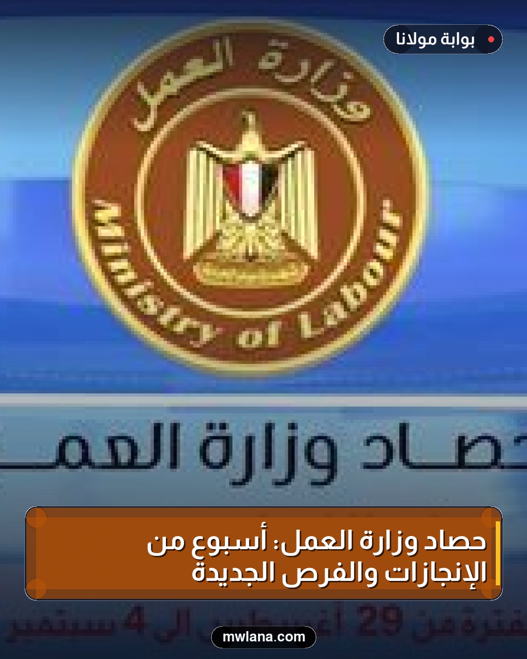 حصاد وزارة العمل: أسبوع من الإنجازات والفرص الجديدة