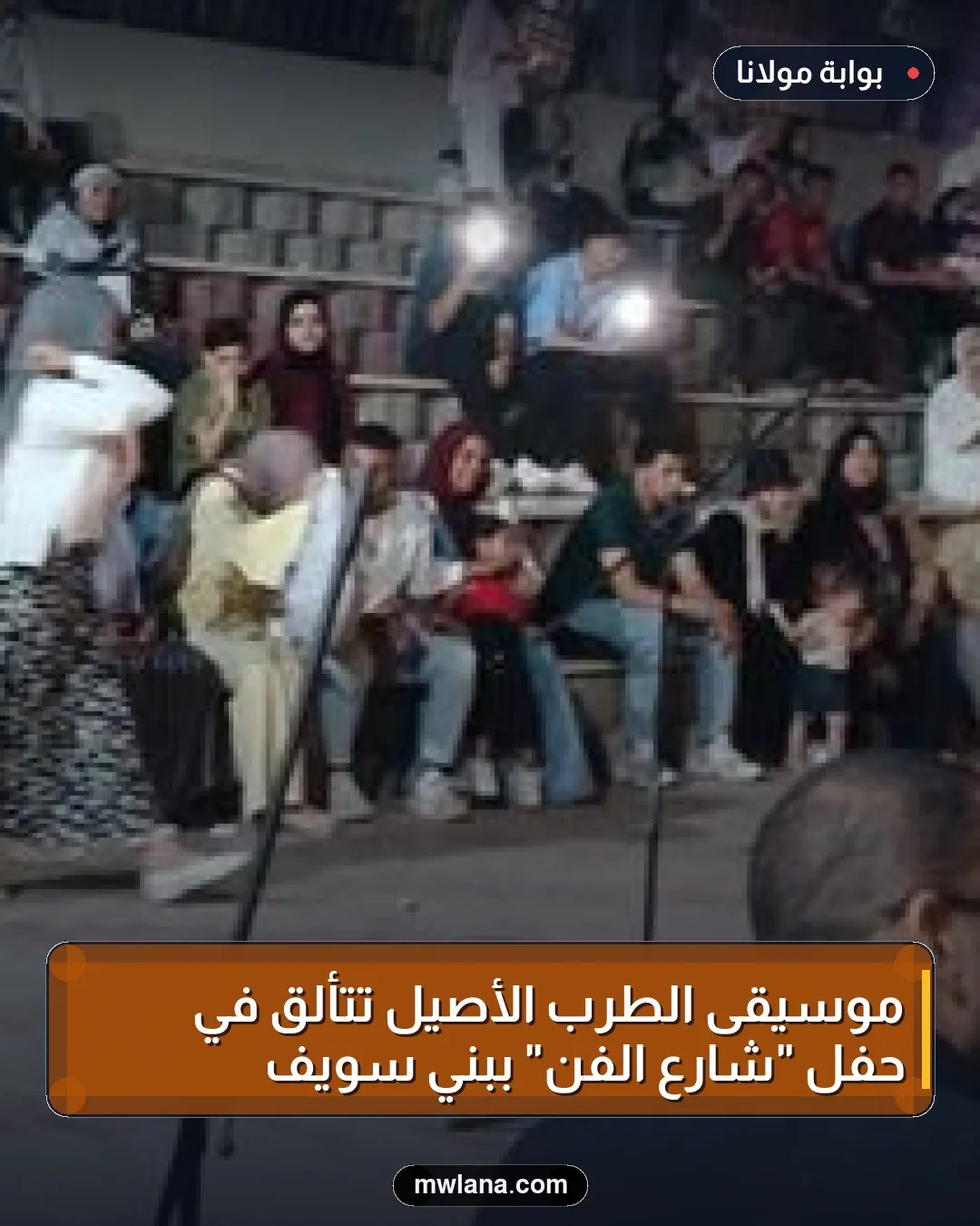 موسيقى الطرب الأصيل تتألق في حفل "شارع الفن" ببني سويف