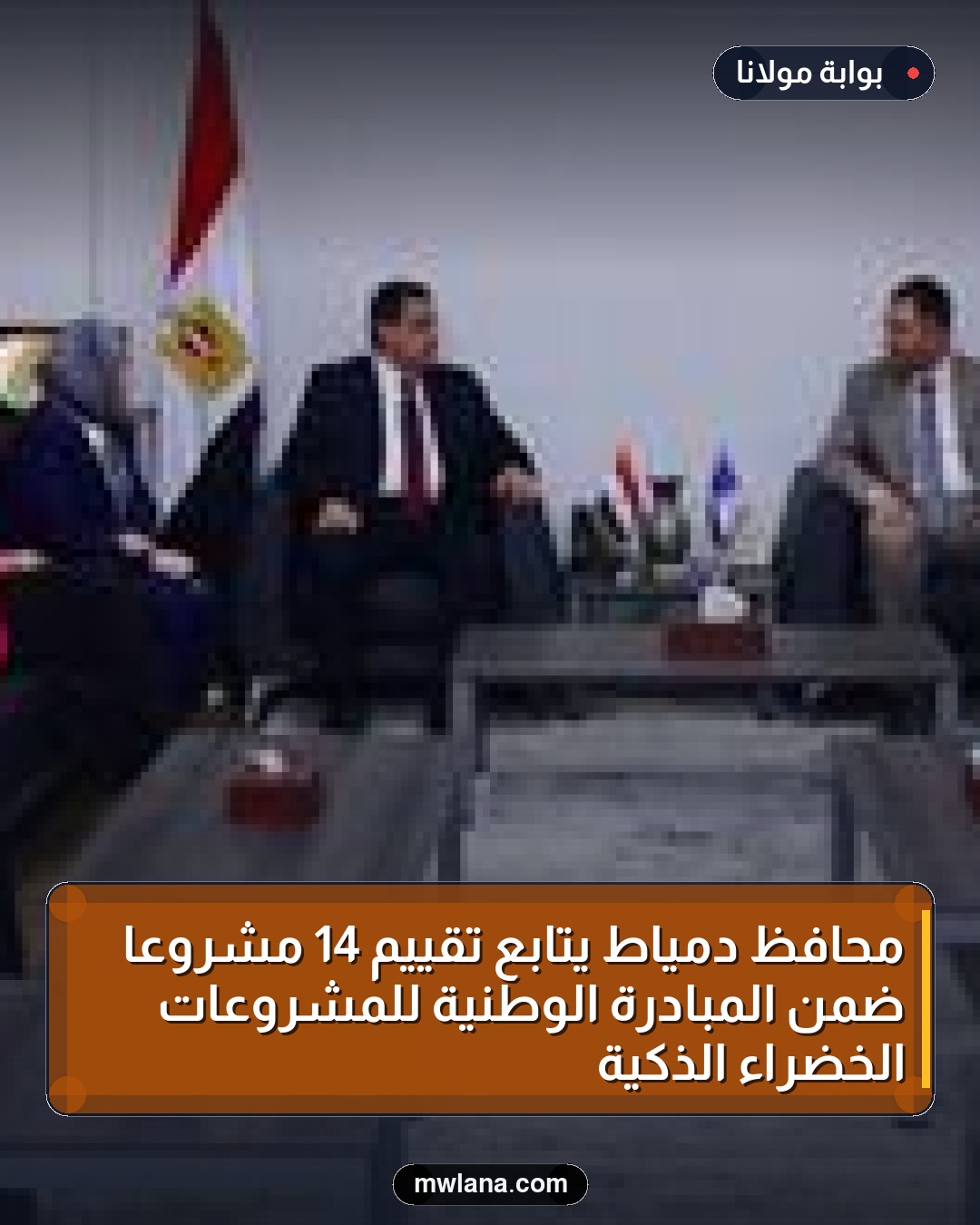 محافظ دمياط يتابع تقييم 14 مشروعًا ضمن المبادرة الوطنية للمشروعات الخضراء الذكية