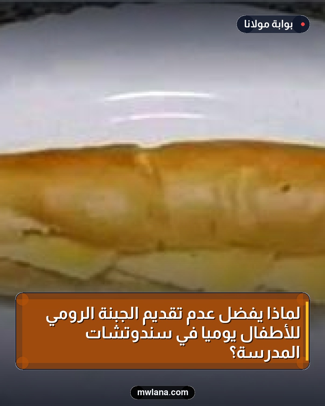 لماذا يُفضل عدم تقديم الجبنة الرومي للأطفال يوميًا في سندوتشات المدرسة؟