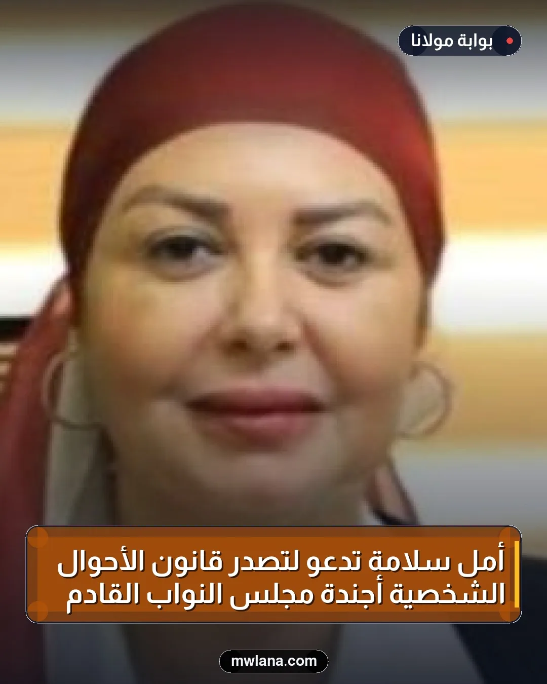 أمل سلامة تدعو لتصدر قانون الأحوال الشخصية أجندة مجلس النواب القادم