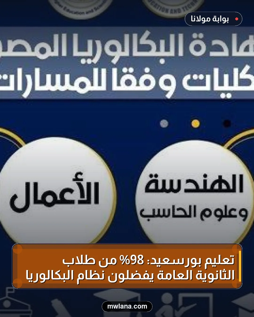 تعليم بورسعيد: 98% من طلاب الثانوية العامة يفضلون نظام البكالوريا
