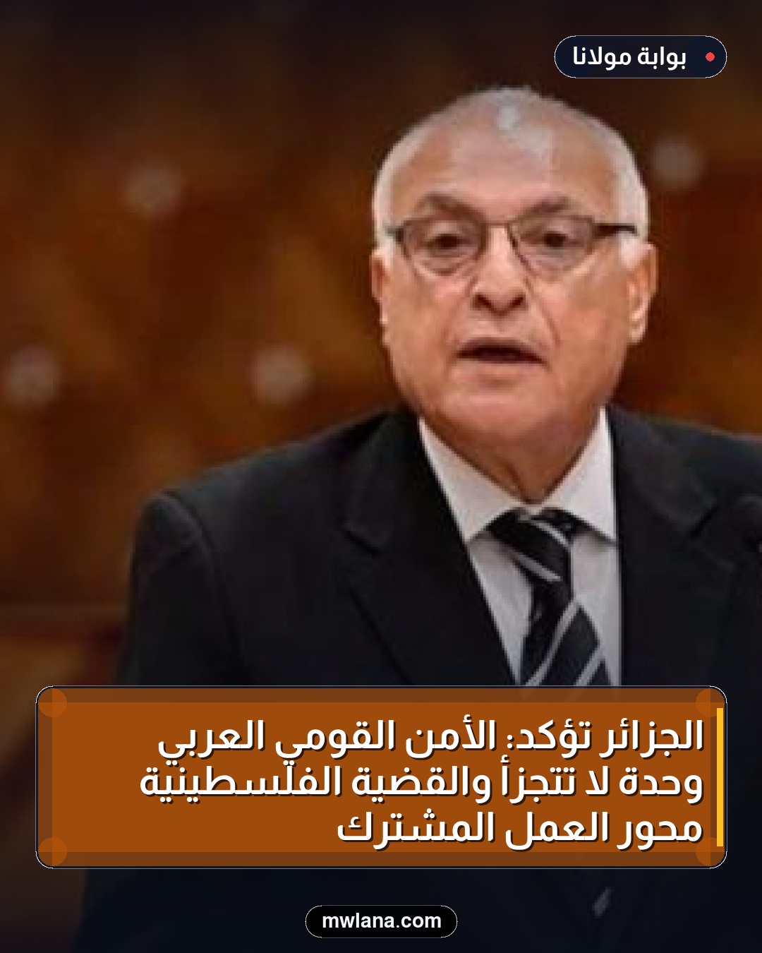 الجزائر تؤكد: الأمن القومي العربي وحدة لا تتجزأ والقضية الفلسطينية محور العمل المشترك