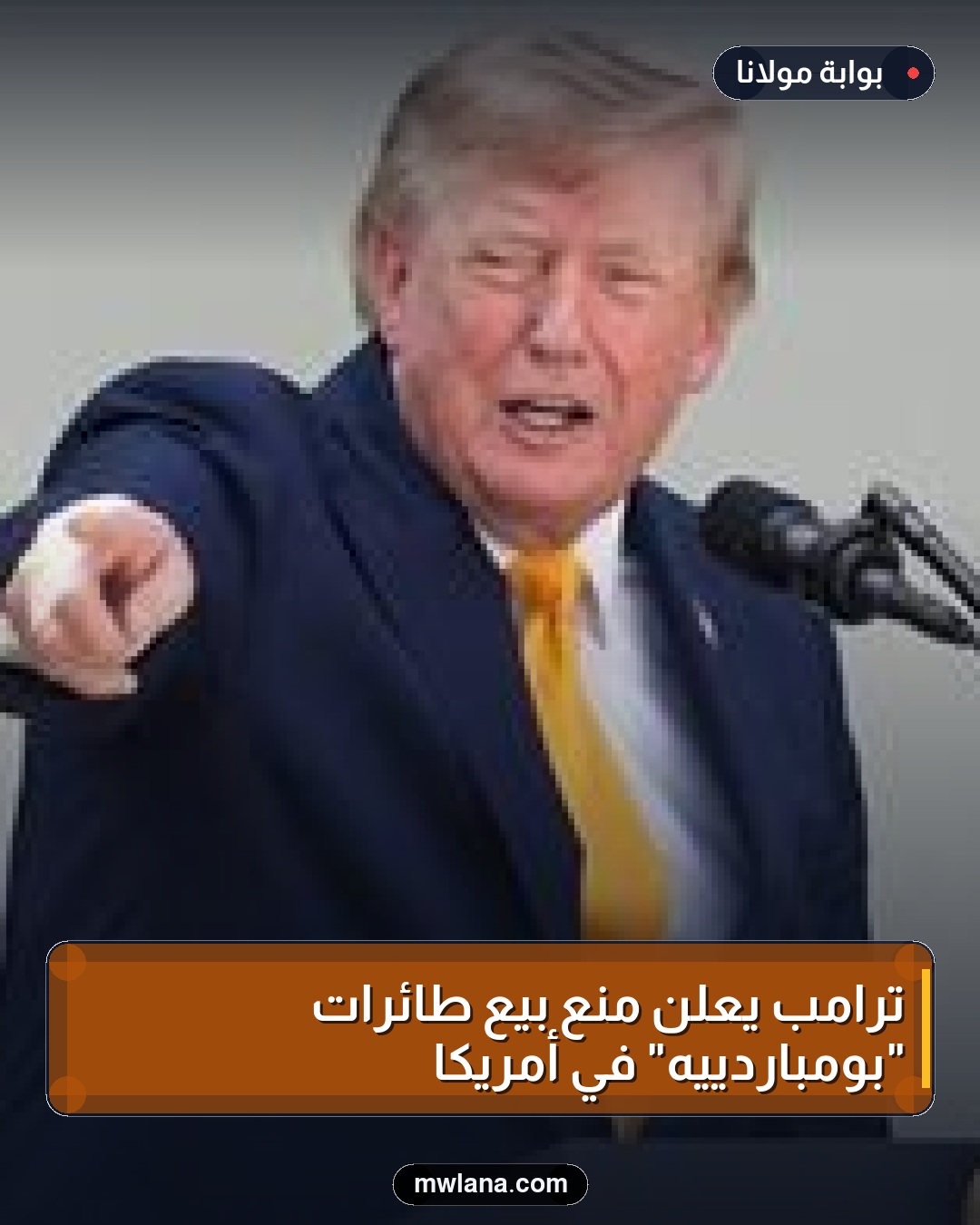 ترامب يعلن منع بيع طائرات "بومباردييه" في أمريكا
