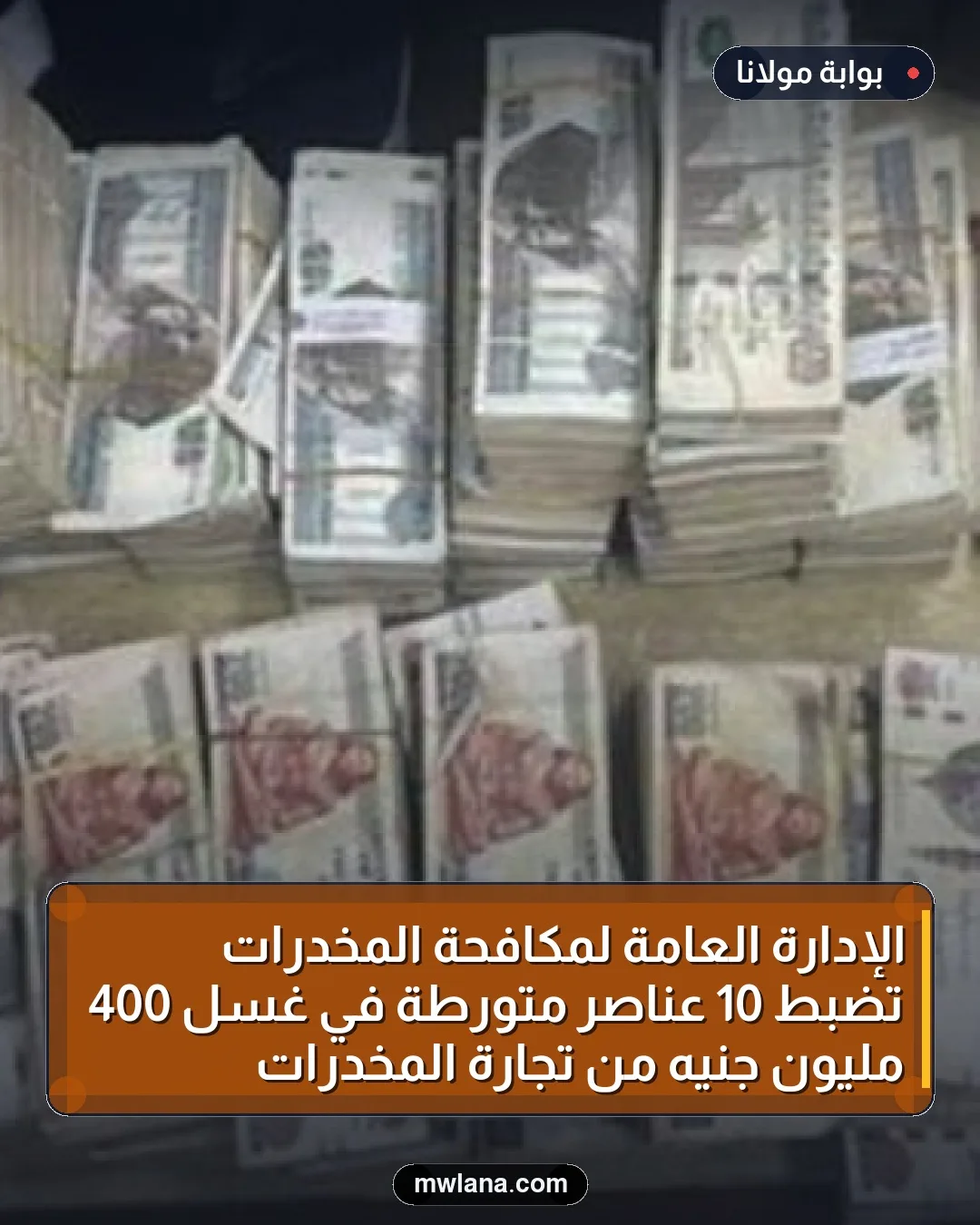 الإدارة العامة لمكافحة المخدرات تضبط 10 عناصر متورطة في غسل 400 مليون جنيه من تجارة المخدرات