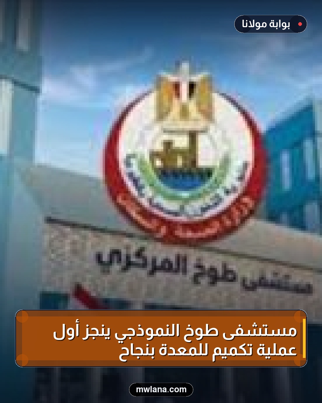 مستشفى طوخ النموذجي ينجز أول عملية تكميم للمعدة بنجاح