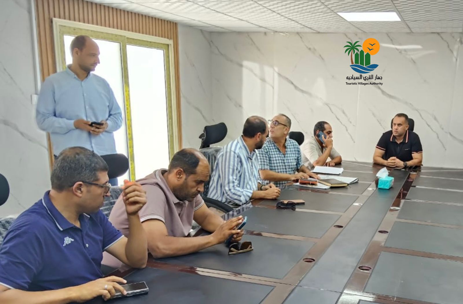 اجتماع مع الشركات المنفذة