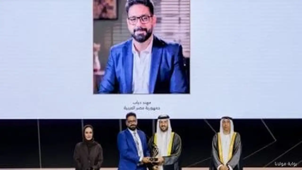 مهند دياب من مصر يحصل على جائزة الشارقة لصناع التغيير في مجال المحتوى الرقمي المتميز