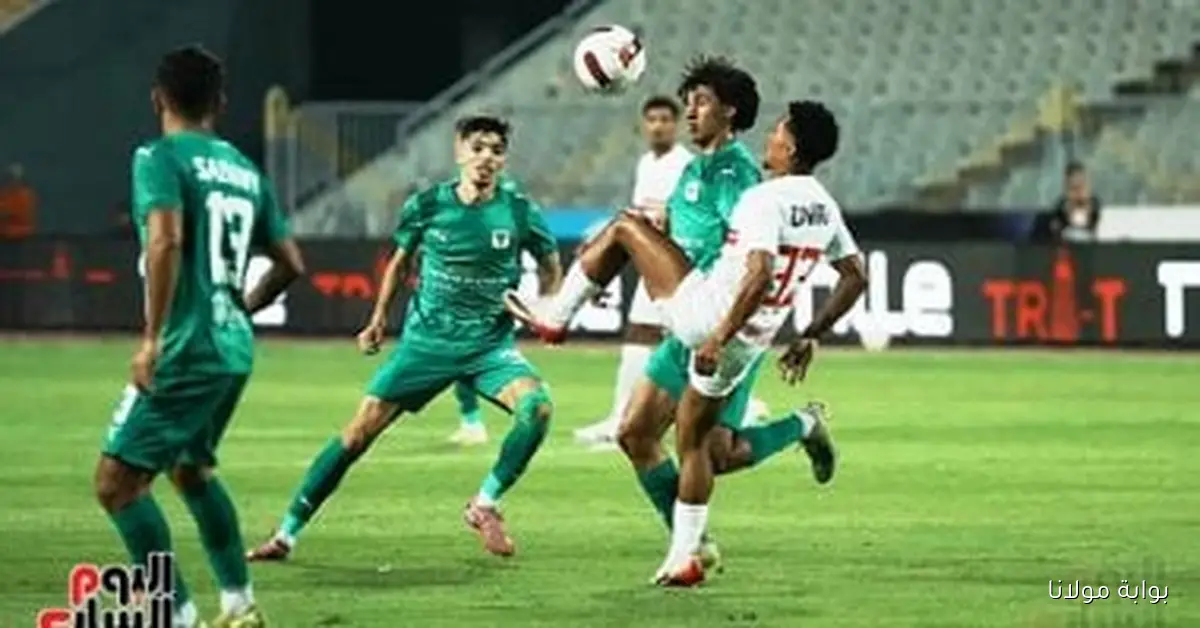 عمر جابر يحرز الهدف الثاني للزمالك في مرمى المصري بعد مرور 75 دقيقة – صور