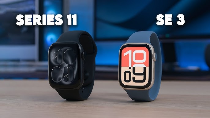 أفضل ساعه فيهم إيه؟.. مقارنة بين Apple Watch SE 3 وApple Watch Series 11