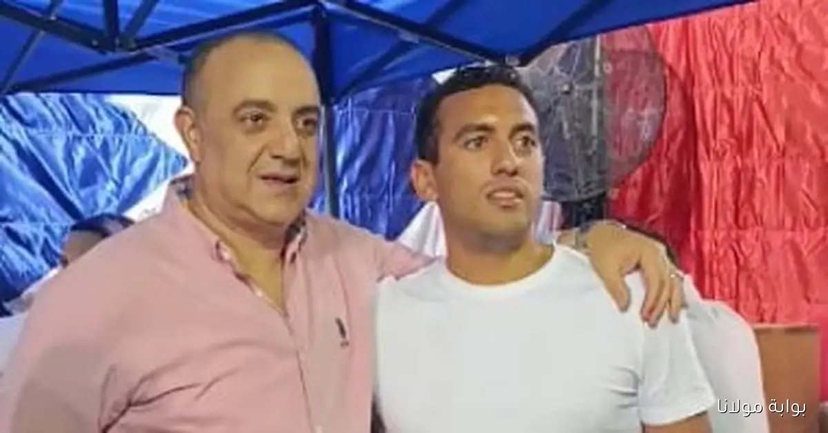 أحمد الجندي، البطل الأولمبي، يشارك في اجتماع عمومية نادي الشمس