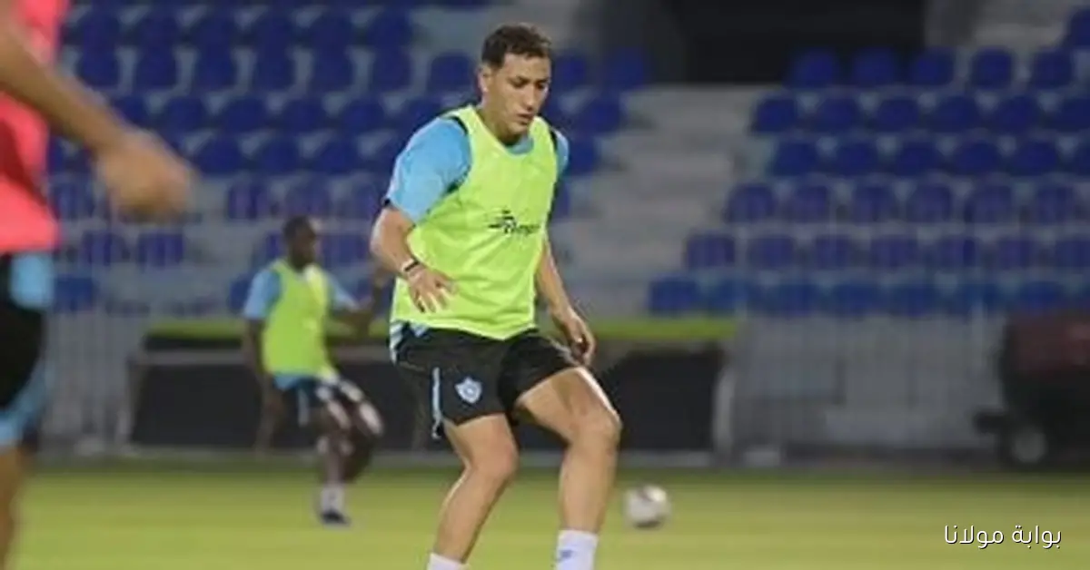 أحمد سعيد يقترب من الانضمام للتشكيل الأساسي للمحلة في مواجهة إنبي