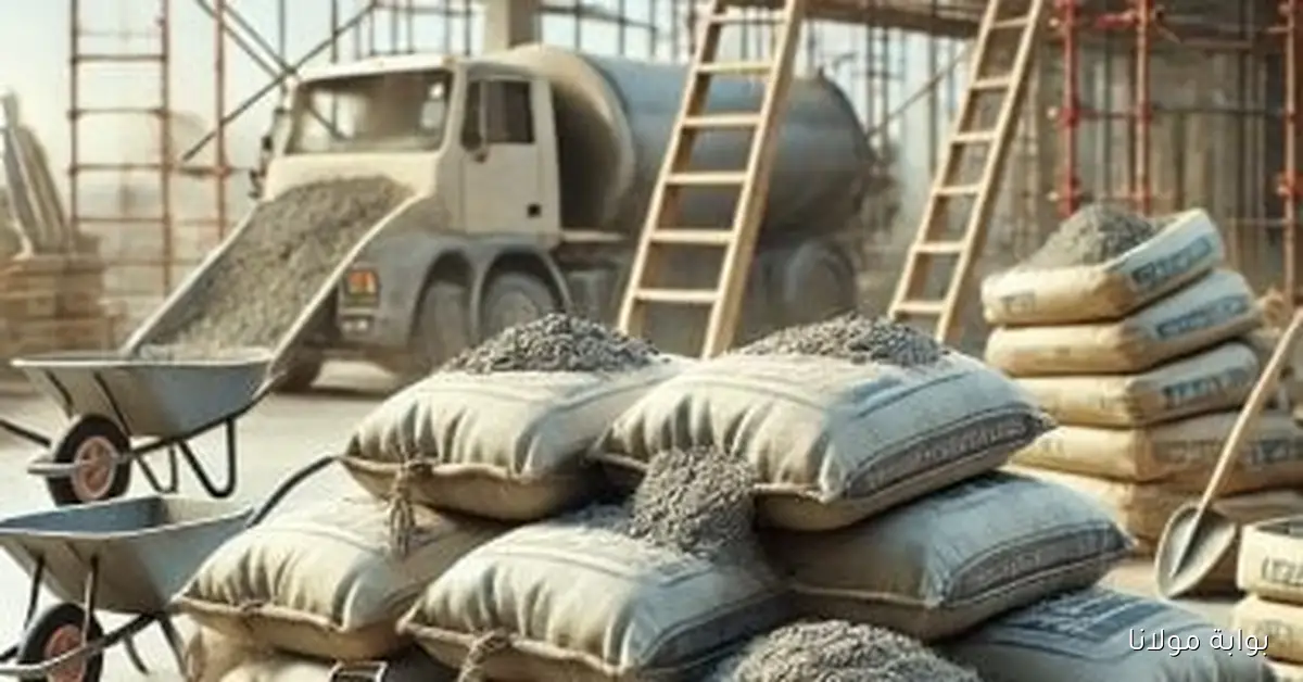 أسعار الأسمنت اليوم الثلاثاء 23 سبتمبر 2025 في المصانع والموزعين