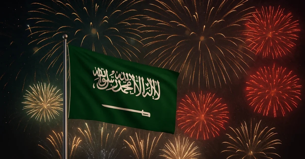 الساعه كم.. أماكن ومواعيد عروض الألعاب النارية في اليوم الوطني السعودي 95 لمختلف مناطق المملكة