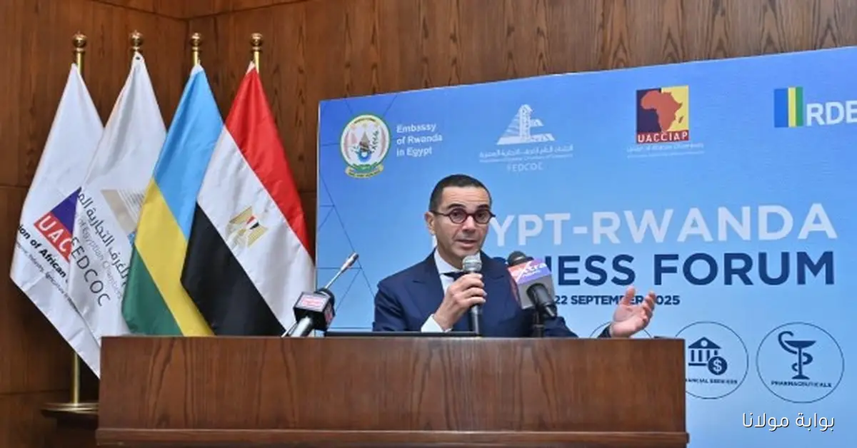 التجارة بين مصر ورواندا تصل إلى 216 مليون دولار في 2024 مع جهود مصر لزيادة هذا الرقم
