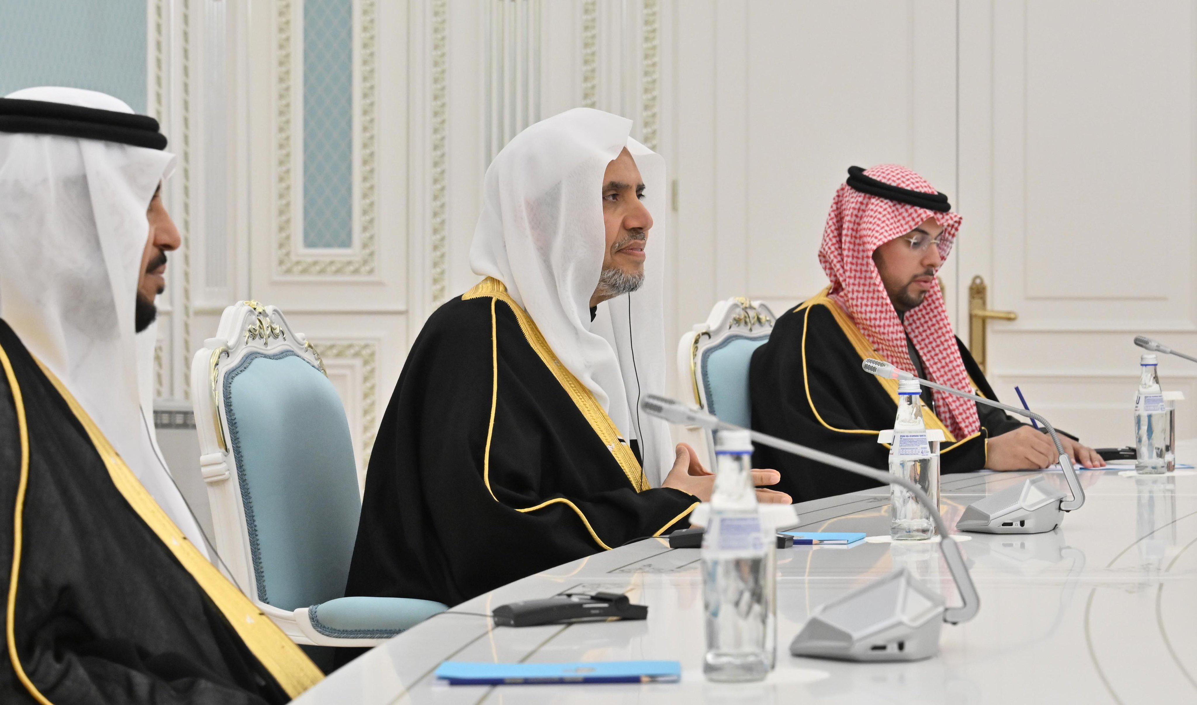 لقاء كازاخستان ورابطة العالم الإسلامي لقاء كازاخستان ورابطة العالم الإسلامي