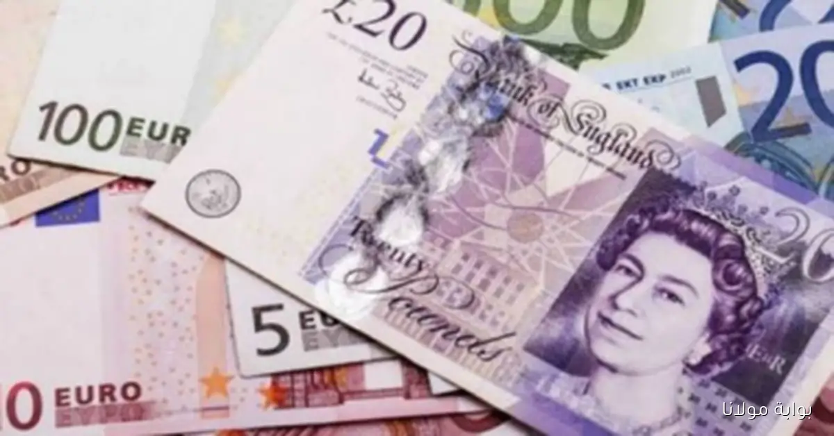 انخفاض الجنيه الاسترليني أمام الجنيه المصري في ختام جلسات التداول