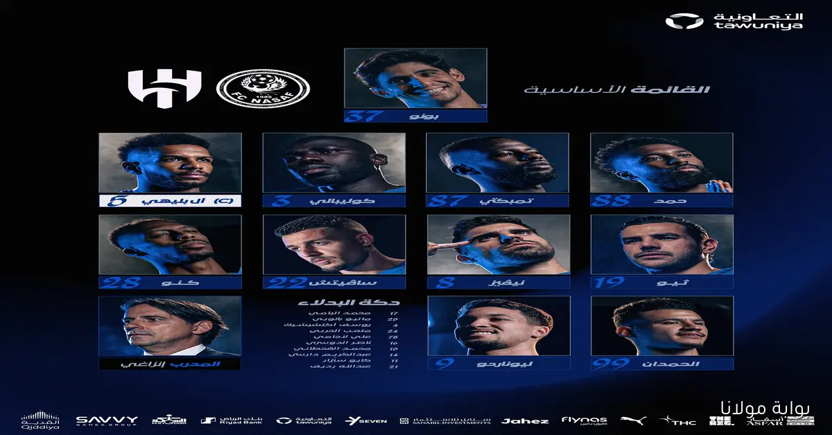 غياب مؤثر.. تشكيلة الهلال السعودي الرسمية ضد ناساف الأوزبكي في دوري أبطال آسيا النخبه