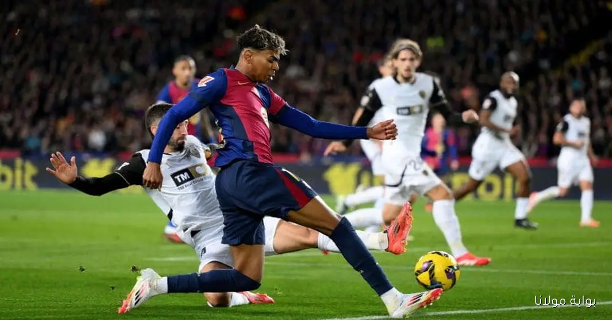 موعد مباراة برشلونة ضد فالنسيا غدا والقنوات الناقلة والمعلقين في الجولة الرابعة من الدوري الإسباني 2025