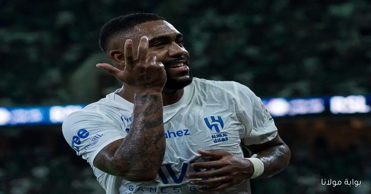 ثلاثية نارية في الشوط الأول لمباراة الأهلي والهلال بأقدام مالكوم وثيو في الدوري السعودي