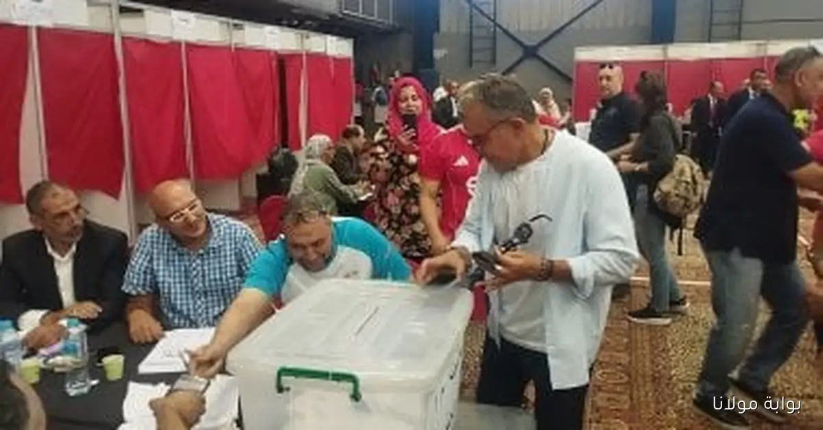 خالد مرتجي يشارك في عمومية لائحة الأهلي ويُدلي بصوته في أجواء حماسية