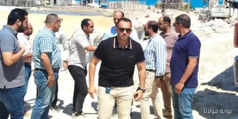 رئيس القرى السياحية يتابع تقدم أعمال إنشاء بوغاز يربط البحيرات الشمالية بالتوسعات الجنوبية